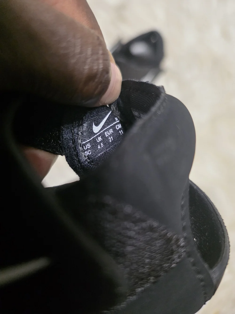 Nike Kids' Black Water-Ready Sandals